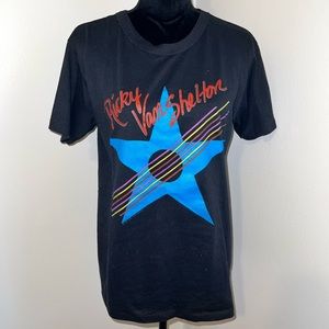 Vintage Ricky Van Shelton country music tour Tshirt single-stitched